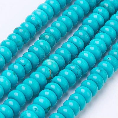 Natural Magnesite Bead Strands G-P286-05-6mm-1