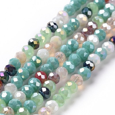 Glass Beads Strands GLAA-E036-05E-1