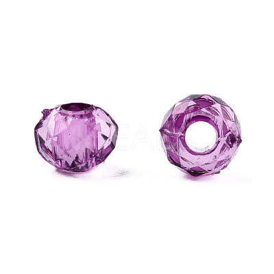 Transparent Acrylic Beads TACR-N017-01-11-1