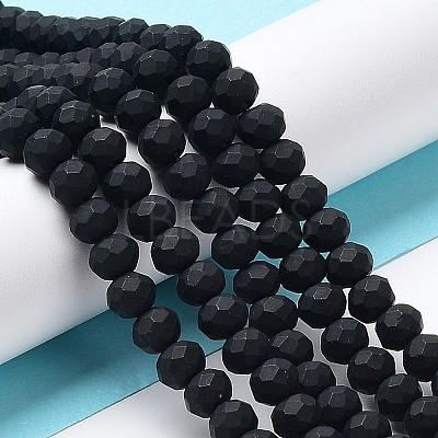 Glass Beads Strands EGLA-A034-P4mm-MD18-1