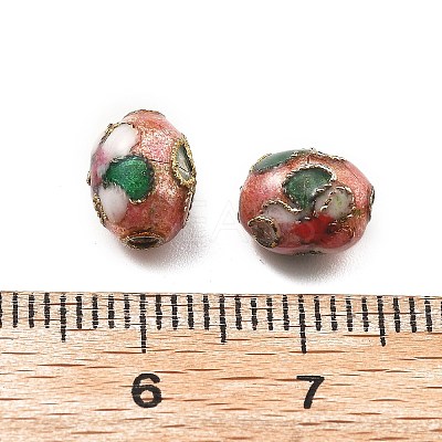 Handmade Cloisonne Beads CLB-Q002-04C-1