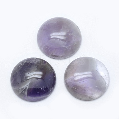 Natural Amethyst Cabochons G-E492-A-02-1