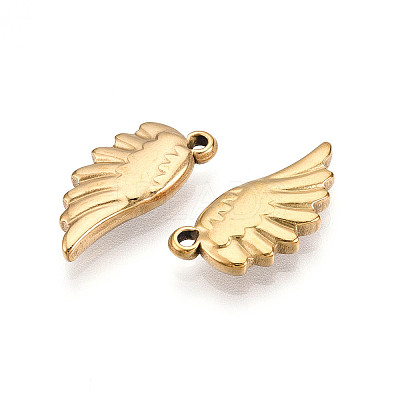 304 Stainless Steel Pendants STAS-N109-61G-1