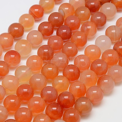 Natural Carnelian Beads Strands X-G-N0006-12mm-17-1