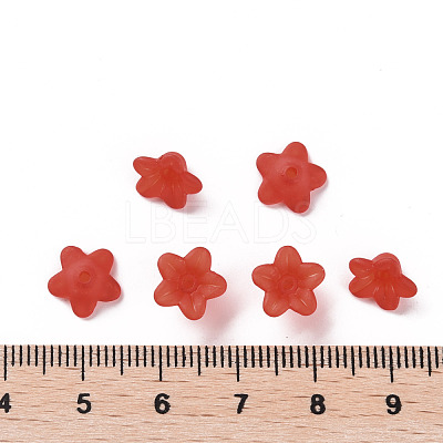 Transparent Acrylic Beads X-PL554-01-1