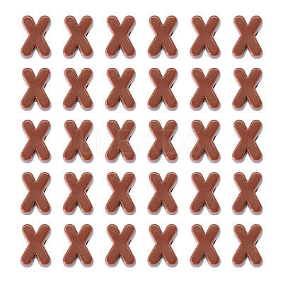Opaque Acrylic European Beads OACR-TAC0019-006X-1