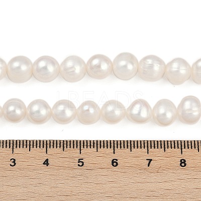 Natural Cultured Freshwater Pearl Beads Strands PEAR-I007-07J-04A-1