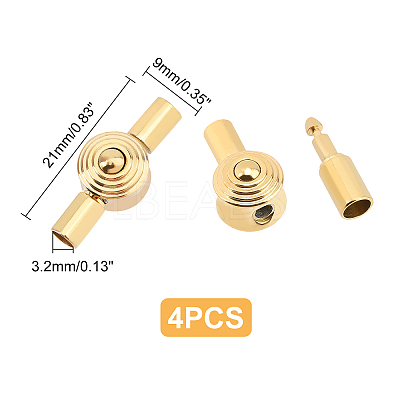 PVD Vacuum Plating 304 Stainless Steel Screw Clasps STAS-DC0004-40-1