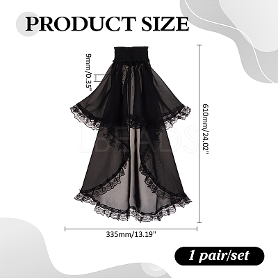 1 Pair Polyester Sleeve for Women AJEW-ME0003-39A-1