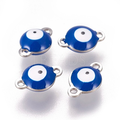 304 Stainless Steel Enamel Links connectors LS-STAS-F206-02P-C04-1