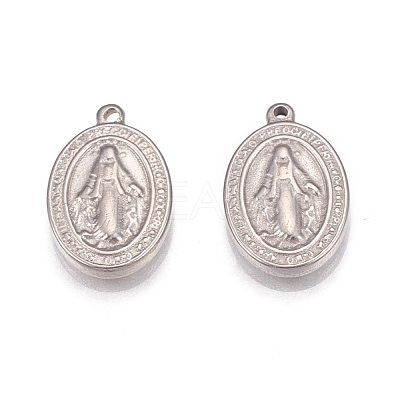 Non-Tarnish 304 Stainless Steel Pendants STAS-H109-29P-1