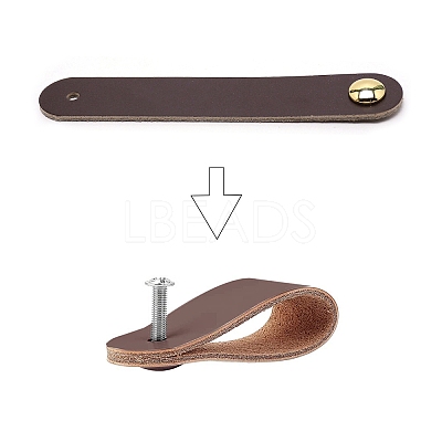 Leather Handle LS-DIY-WH0182-19B-1