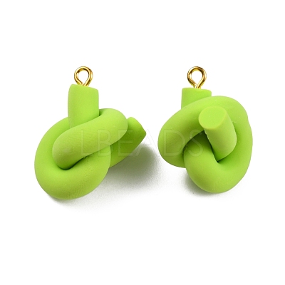Handmade Polymer Clay Pendants CLAY-WH0008-01D-1