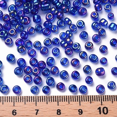 Round Glass Seed Beads SEED-A007-4mm-168-1