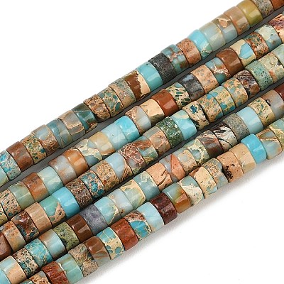 Natural Imperial Jasper Beads Strands G-Q171-A01-01K-1