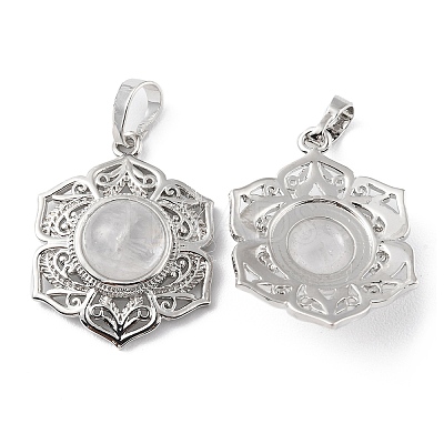 Natural Quartz Crystal Pendants G-P498-02P-06-1