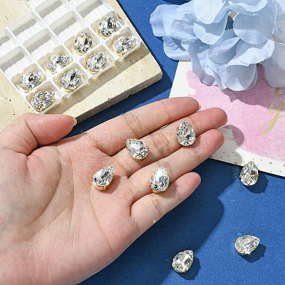 Preciosa&reg MAXIMA Crystal Sew-On Cups Y-PRC-SD14-00030-G-1