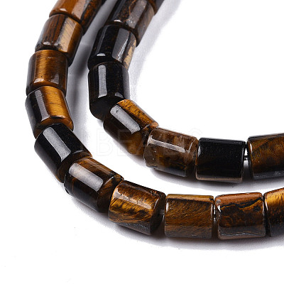 Natural Tiger Eye Beads Strands X-G-N326-150-B02-1