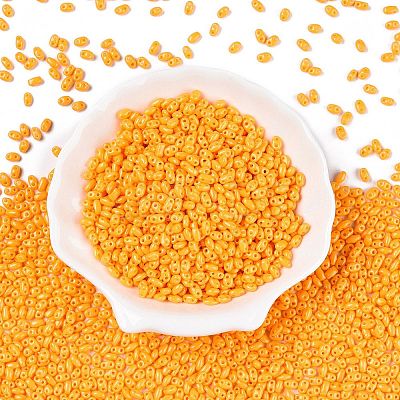 Baking Paint Glass Seed Beads SEED-T006-03N-1