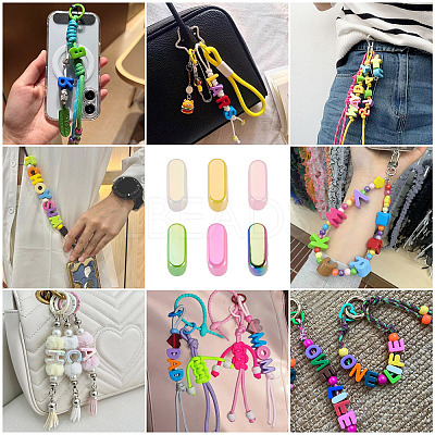 20Pcs UV Plating Opaque Acrylic European Beads OACR-TADJ0001-16I-1