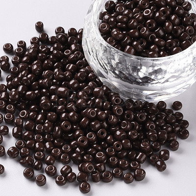 Baking Paint Glass Seed Beads SEED-US0003-3mm-K18-1