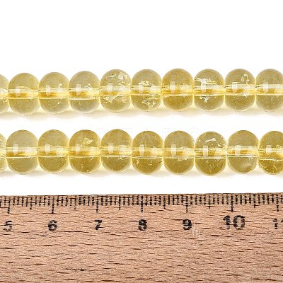Crackle Transparent Glass Beads Strands GLAA-N074-02B-15-1