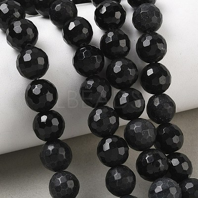 Natural Obsidian Beads Strands GG-CBA12F1-A01-10MM-1