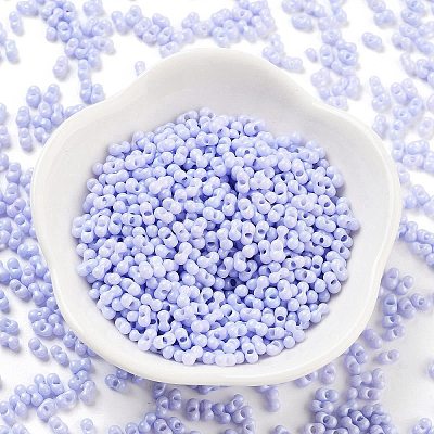 Baking Paint Glass Seed Beads SEED-A033-04H-1