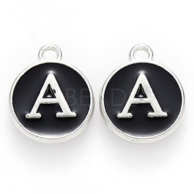 Platinum Plated Alloy Charms ENAM-S118-02A-P-1