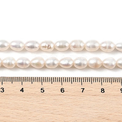 Natural Cultured Freshwater Pearl Beads Strands PEAR-I007-01B-05B-1