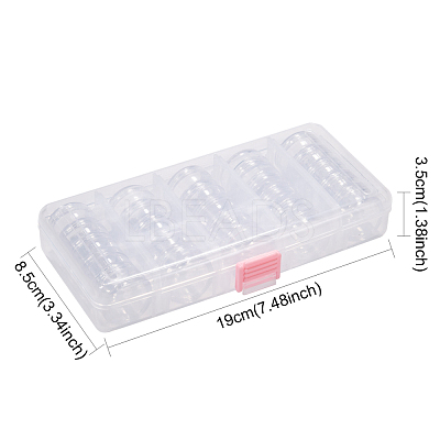Plastic Bead Containers C025Y-1
