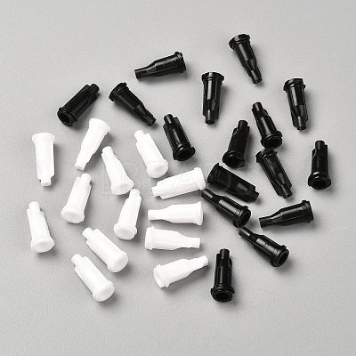 300Pcs 2 Colors Plastic Stopper TOOL-OC0001-36-1