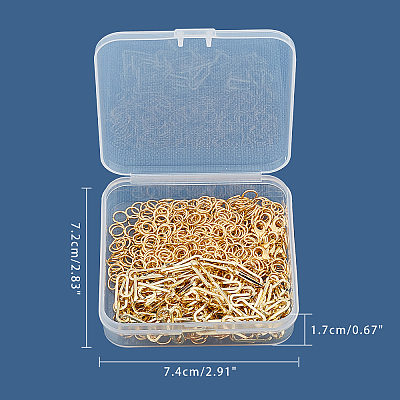 Soldered Brass Paperclip Chains CHC-CA0001-03G-1