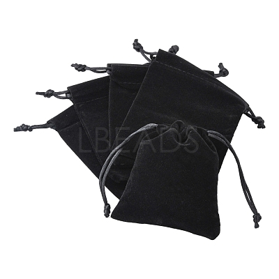 Rectangle Velvet Jewelry Bags X-TP-A001-9x10.5cm-2-1