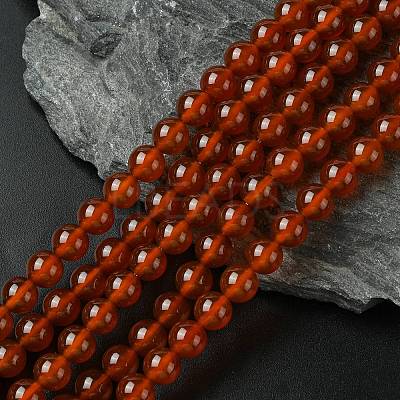 Natural Carnelian Beads Strands X-GSR8MM060-1-1