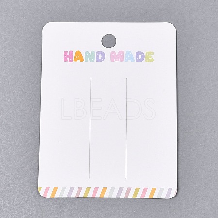 Cardboard Paper Jewelry Display Cards for Hair Clip Storage CDIS-N004-08-1