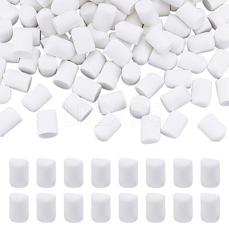 120Pcs Resin Marshmallow Figurine DJEW-NB0001-57-1