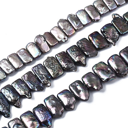 Natural Keshi Pearl Beads Strands PEAR-S021-044-1