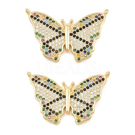 Brass Micro Pave Cubic Zirconia Pendants CU-CBA908F-05G-08-1