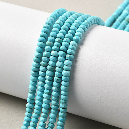 Natural Howlite Beads Strands G-K394-A01-4x2mm-1