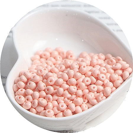 Macaron Baking Paint Glass Seed Beads PW-WGB8861-16-1
