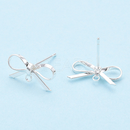 Brass Stud Earring Findings X-KK-S350-013S-1