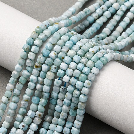 Natural Larimar Beads Strands G-F803-C01-02-1