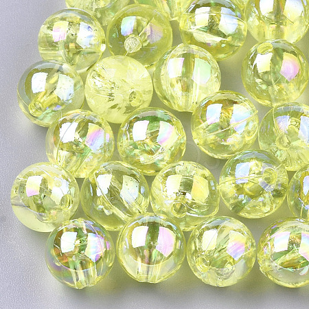 Transparent Plastic Beads OACR-S026-8mm-14-1