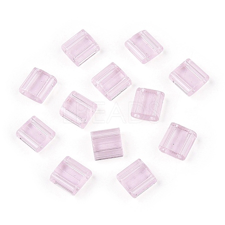 2-Hole Glass Seed Beads SEED-T003-01C-10-1