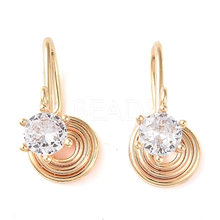 Crystal Rhinestone Clip-on Earrings EJEW-A083-05G-1