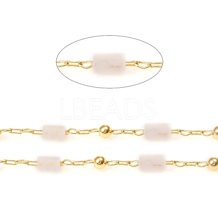 Handmade Natural Rose Quartz Beaded Chains CHC-E021-01D-1