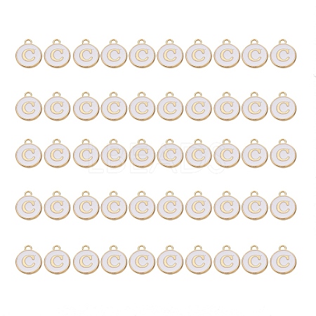 Golden Plated Alloy Charms ENAM-SZ0001-25A-C-1