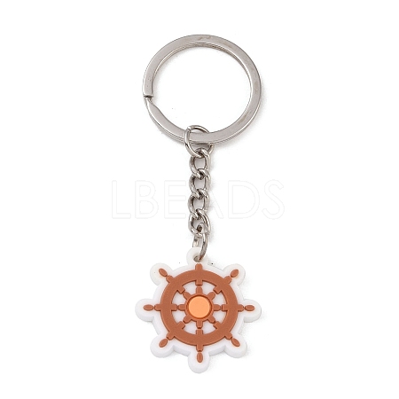 Cartoon PVC Pendant Keychain LS-KEYC-U001-01B-1