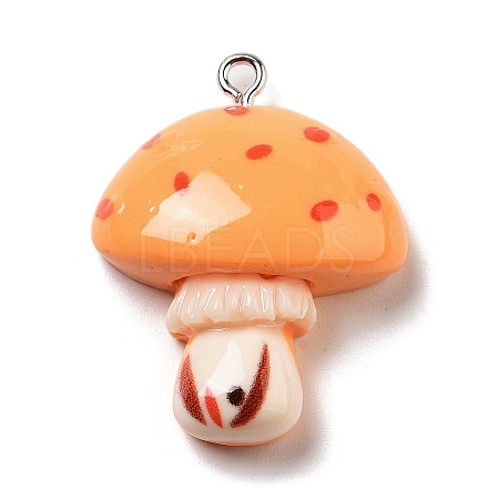 Resin Pendants RESI-Z031-01B-1